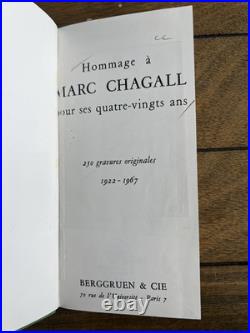 03 Rare Book on Marc Chagall Limited Edition with Lithographs