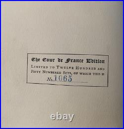 10 Limited Edition Books Translated Into English By K Prescott Wormley date 1902