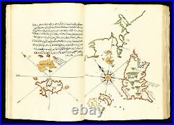 1526 Kitab-i Bahriye Islamic Ottoman Maps Facsimile Manuscript not antique books