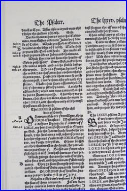 1535 Coverdale First Printed English Bible Limited Deluxe Facsimile Edition