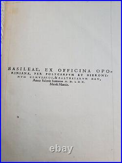 1570 Isocratis Scripta (The Writings of Isocrates) Hieronymus Wolf 450+Years Old