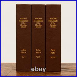 1684 Foxe's Book of Martyrs Acts and Monuments 3 Vol. Limited Edition Facsimile