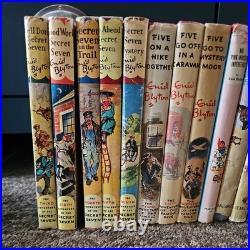 18 Enid Blyton Famous Five Secret Seven HB Books DJs 1960s Vintage Editions E18