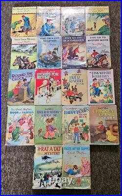 18 Enid Blyton Famous Five Secret Seven HB Books DJs 1960s Vintage Editions E18
