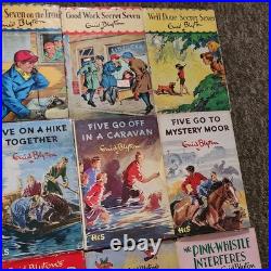 18 Enid Blyton Famous Five Secret Seven HB Books DJs 1960s Vintage Editions E18