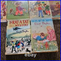 18 Enid Blyton Famous Five Secret Seven HB Books DJs 1960s Vintage Editions E18