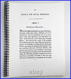 1827 EVIL SPIRITS Demoniacs Demons Goetia Enochian Angels OCCULT Antique Book