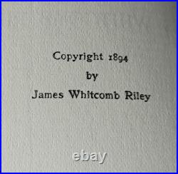 1894 First Limited Edition Book, Armazindy, James Whitcomb Riley Signed, 16/100