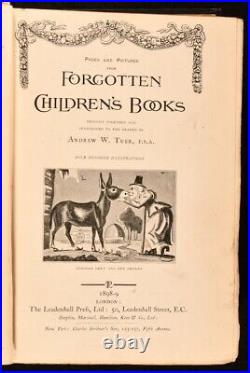 1898-9 Pages and Pictures from Forgotten Children's Books Andrew W. Tuer