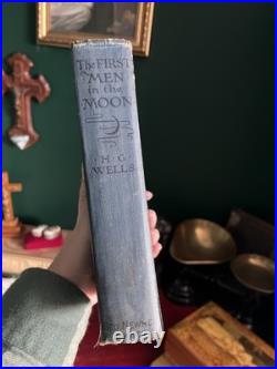 1901 H. G. Wells The First Men in the Moon Antique Book George Newnes 1st Ed