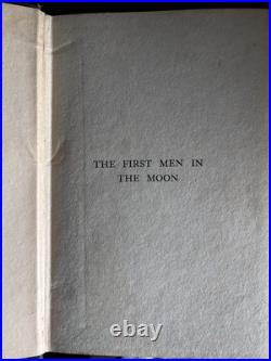1901 H. G. Wells The First Men in the Moon Antique Book George Newnes 1st Ed