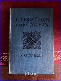 1901 H. G. Wells The First Men in the Moon Antique Book George Newnes 1st Ed