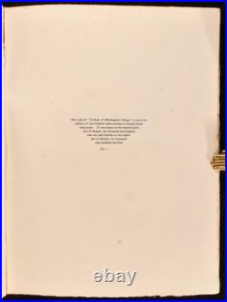 1903 A Book of Shakespeare's Songs Edward Edwards Illus Limited Edition Scarce