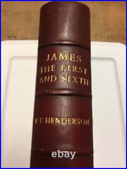 1904 James I and VI. Limited edition #112 Of 800 By T F Henderson Large Book