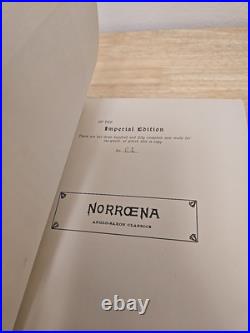 1906 Vintage Mythology Book Popular Tales From The Norse Limited Edition 64/350