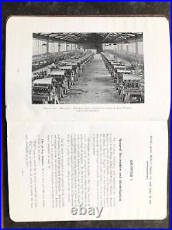 1916 Wolseley Aeroplane Aero Engines Instruction Manual 1stEd used by RFC / RNAS