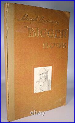 1919 Daryl Lindsay's DIGGER Book Numbered Limited Double SIGNED First Ed WW2