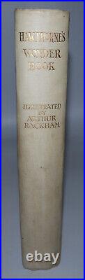 1922 A Wonder Book Nathaniel Hawthorne Illustrated Arthur Rackham SIGNED 1st Ed