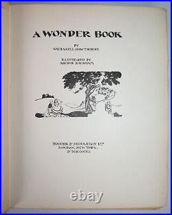 1922 A Wonder Book Nathaniel Hawthorne Illustrated Arthur Rackham SIGNED 1st Ed