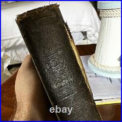 1923 Book of Mormon Leather Hardcover Authorized Edition Nephi Vintage RARE