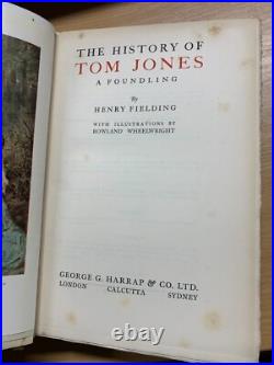 1925 Signed 1st Ed Limited Edition The History Of Tom Jones Antique Book (p7)