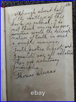 1926 The Standardization of Truth Thomas Clucas 1st Ed Signed Hardcover