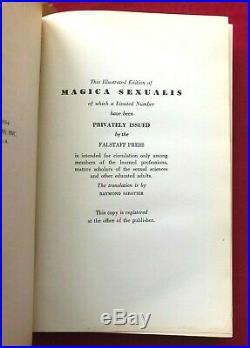 1934 Magica Sexualis Mystic Love Books of Black Magic Emile Laurent Paul Nagour