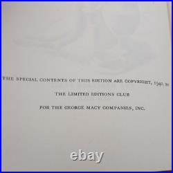 1940 Limited Editions Club Pride & Prejudice Helen Sewell Slipcase Glassine