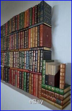 1970s Vintage Leather Book Collection, Signed Franklin Library Lot 136 Pieces