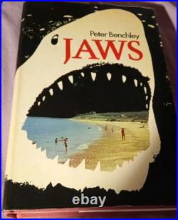 1974 Jaws Peter Benchley 1st Edition Uk Book Club Andre Deutsch Hardback