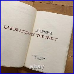 1975 Laboratories of the Spirit, RS Thomas Gwasg Gregynog Press Book 1st Edition