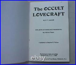 1975 THE OCCULT LOVECRAFT & RAVEN LIMITED EDITION Book Signed Gerry De La Ree