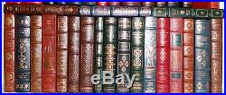1980s Leather Book Lot, Signed, Ltd. & First Ed. Franklin Library 58 pcs