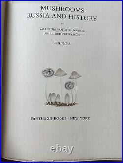 2 Vols. 1957 LTD #483 Mushrooms Russia and History R. Gordon Wasson Psilocybin