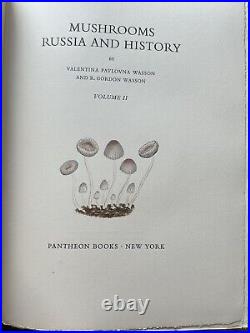 2 Vols. 1957 LTD #483 Mushrooms Russia and History R. Gordon Wasson Psilocybin