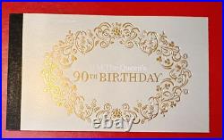 2016 HM the Queen's 90th Birthday Prestige Stamp Book LIMITED EDITION with COA