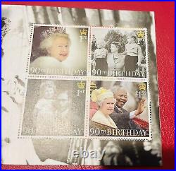 2016 HM the Queen's 90th Birthday Prestige Stamp Book LIMITED EDITION with COA