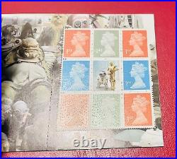 2017 STAR WARS Prestige Stamp Book Royal Mail LIMITED EDITION UK GB Complete