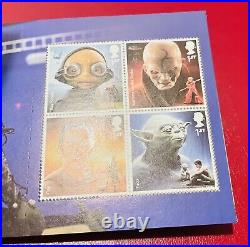 2017 STAR WARS Prestige Stamp Book Royal Mail LIMITED EDITION UK GB Complete