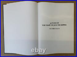 25 Years Of The Diary of Jack The Ripper Hardback 2017 Limited Ed / Signed