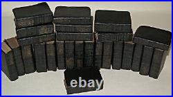 26 Miniature Shakespeare Book Collection, Leather Bound Miniatures