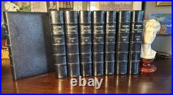 864 Molière Set Fine Bindings Morocco Plates Illustrated Rare Antiquarian Book