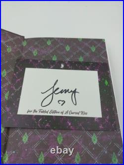 A Cursed Kiss Jenny Hickman Signed Book Plate Limited Edition Hardcover Sprayed