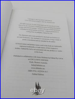 A Cursed Kiss Jenny Hickman Signed Book Plate Limited Edition Hardcover Sprayed