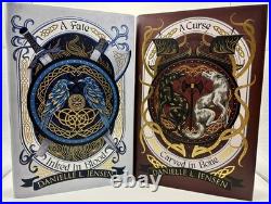 A Fate Inked in Blood & A Curse Carved in Bone FairyLoot Exclusive Signed Set