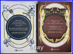 A Fate Inked in Blood & A Curse Carved in Bone FairyLoot Exclusive Signed Set