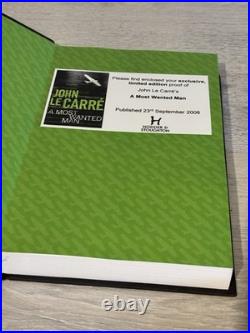 A Most Wanted Man, Carré, John Le, Limited Edition Uncorrected Bound Proof