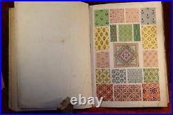 A Rare The Grammar of Ornament by Owen Jones c. 1856 Book, Day & Son. Ltd