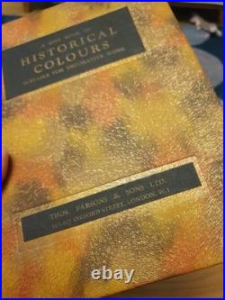 A Tint Book Of Historical Colours De Luxe Edition 1938 Thomas Parsons & Sons Ltd