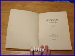 A Tint Book Of Historical Colours De Luxe Edition 1938 Thomas Parsons & Sons Ltd